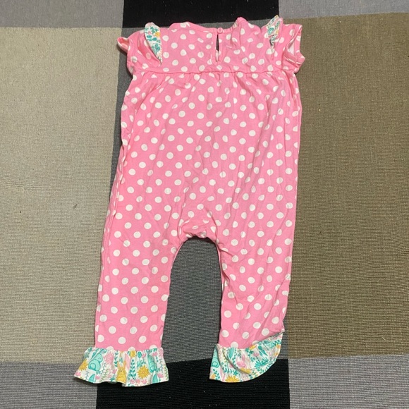 Rare Editions springtime romper, size 24mo, never worn. - Picture 2 of 3